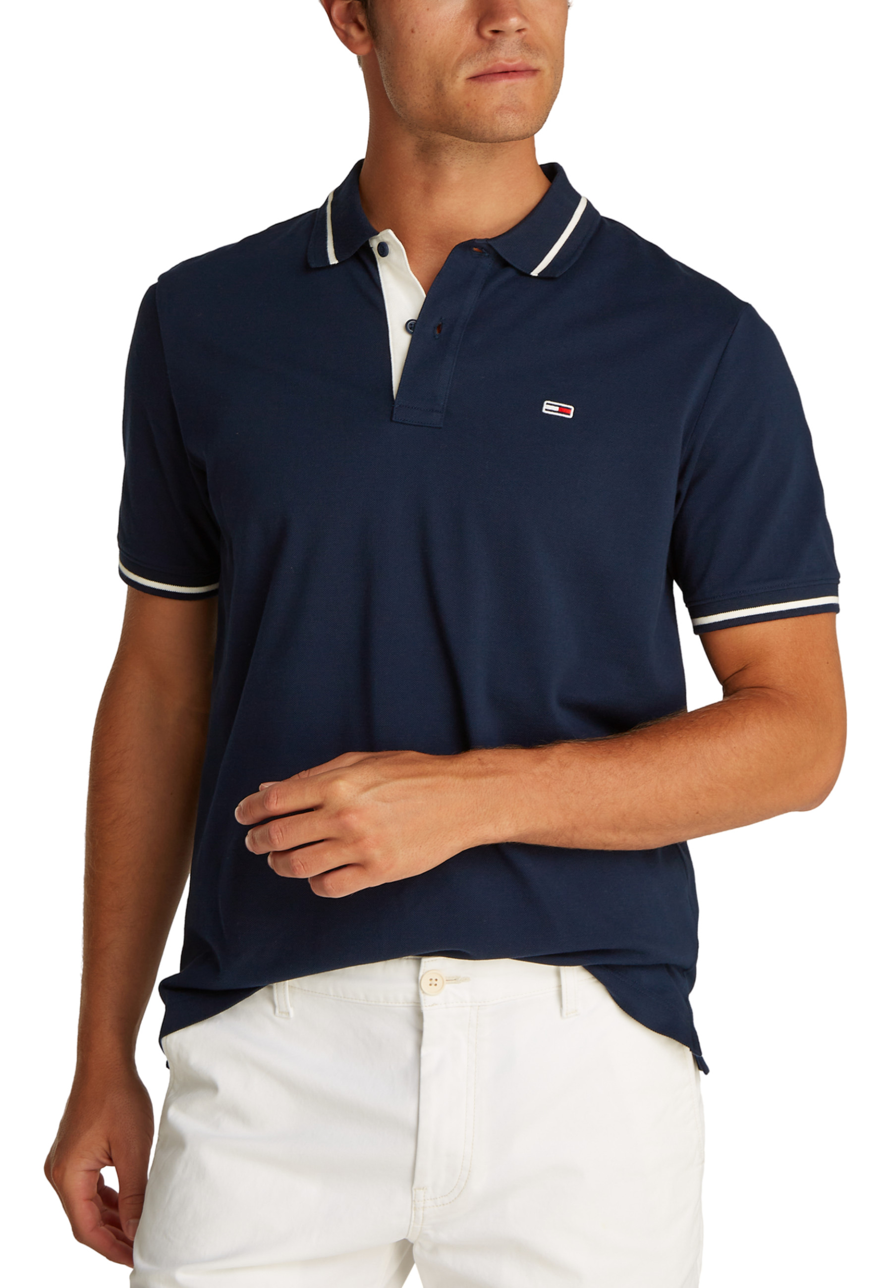 

Поло Tommy Jeans, синий