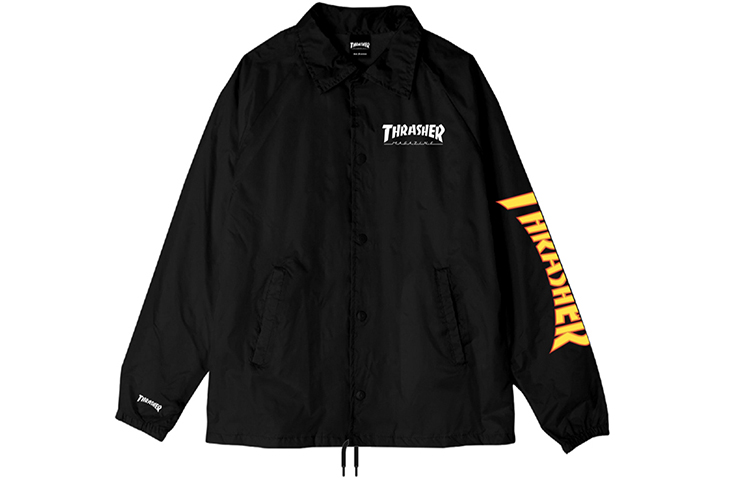 

Thrasher Куртка японская версия унисекс черная