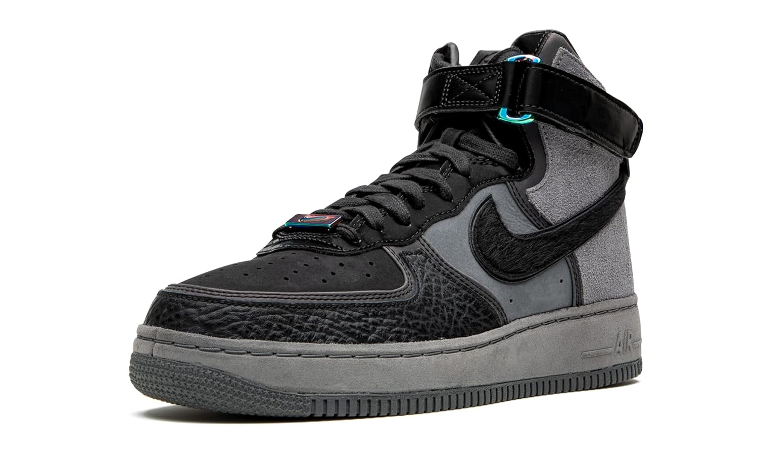 Nike Mens Air Force 1 07 / AMM CT6665 001 A Ma Maniere - Hand wash Cold - Size 11, Black/Dark Gray — фото 4