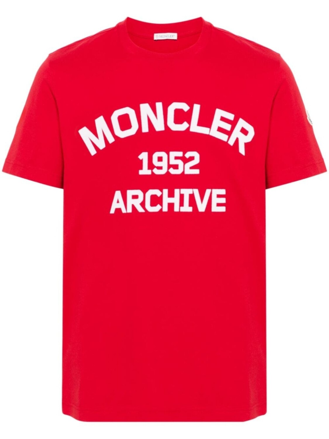 

Moncler футболка с принтом, красный
