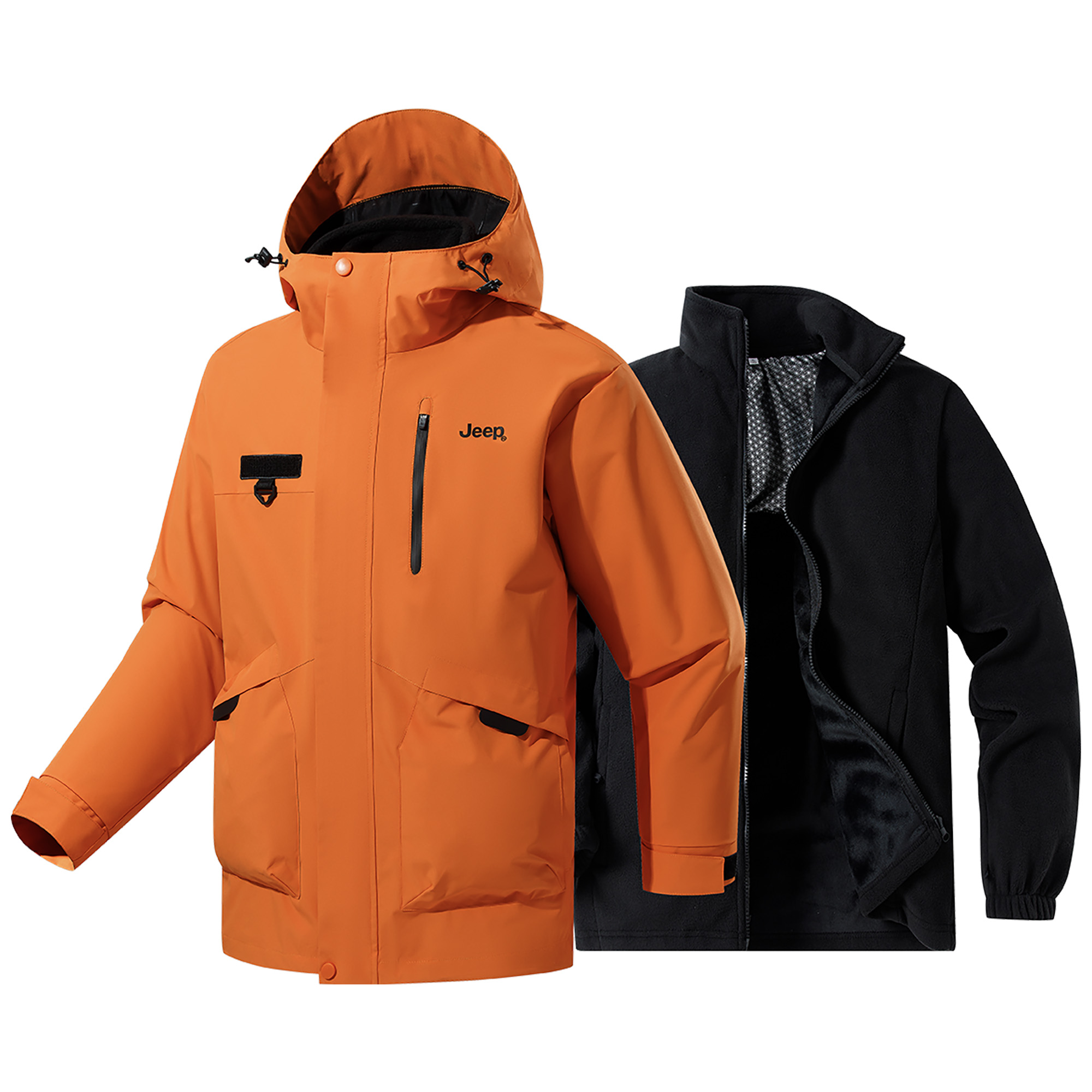 

Куртка Leisure Collection Unisex Jeep, oxidized оранжевый[dual zippers+single coat+graphene fleece liner]