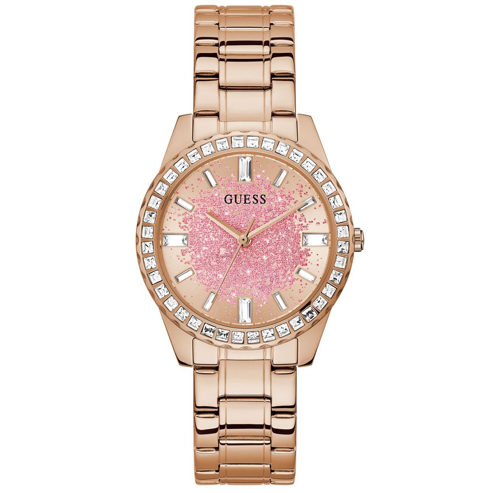 

Женские часы из розового золота GUESS