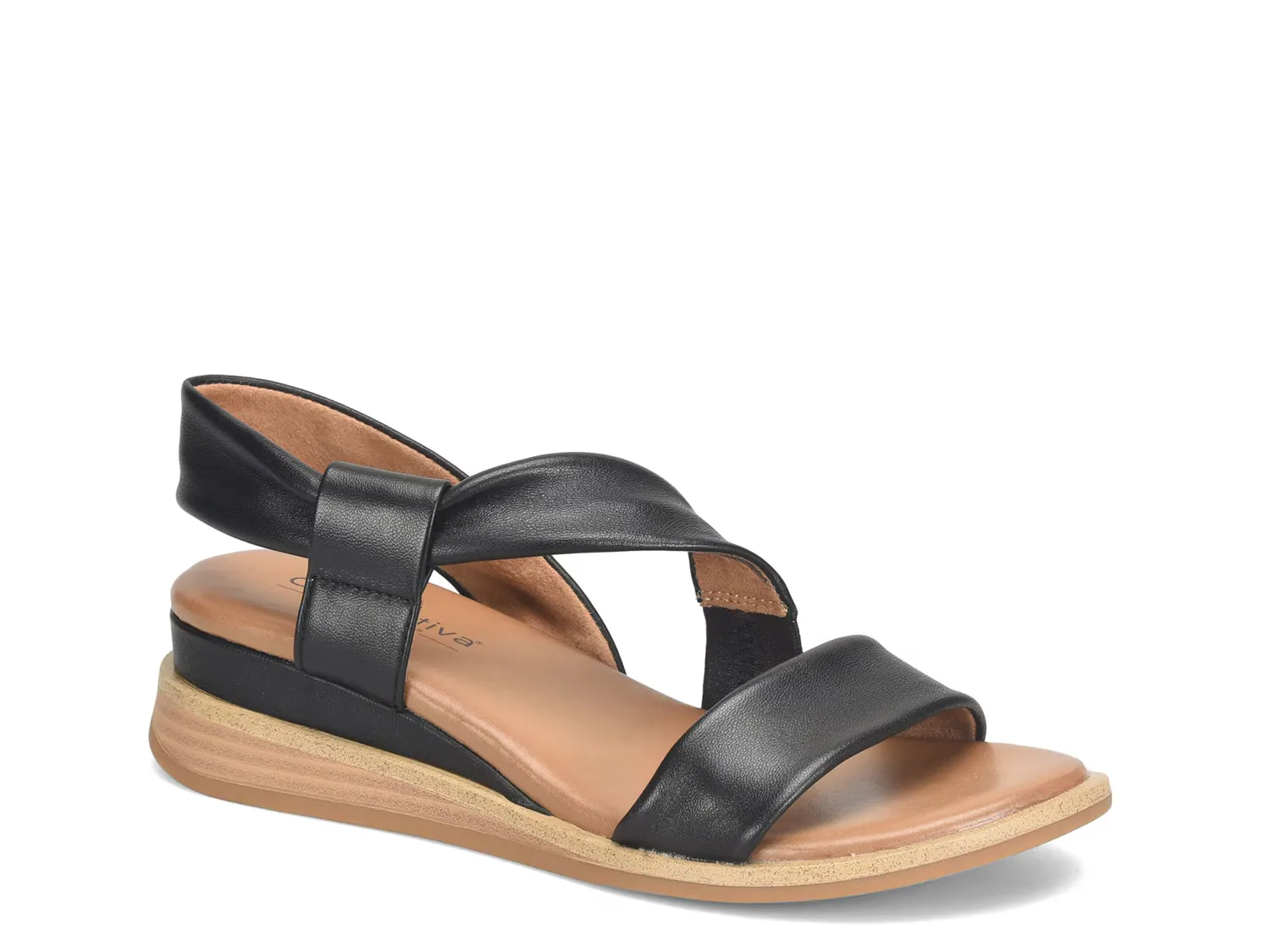 Сандалии Marcy Wedge Sandal Comfortiva, черный
