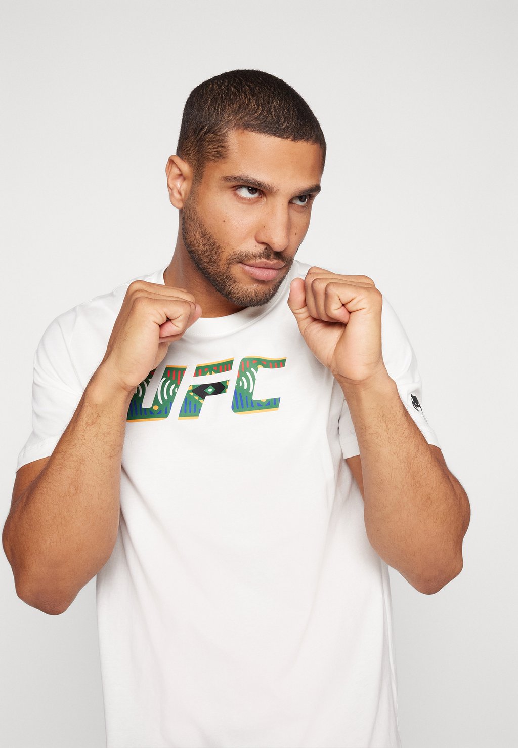 

Футболка с принтом UFC UNRIVALED CLASSIC FOR MENS DRICUS DU PLESSIS Venum, белый