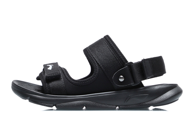 LINING YOUNG Стойкие к истиранию дышащие сандалии Enough Trendy 3.0 Black для подростков — фото 3