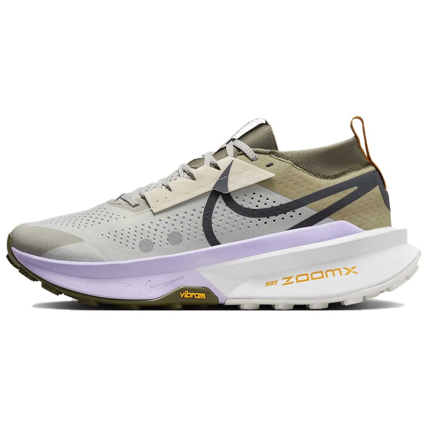 

Кроссовки Nike ZoomX Zegama 2 'Light Iron Ore Lilac Bloom', серый