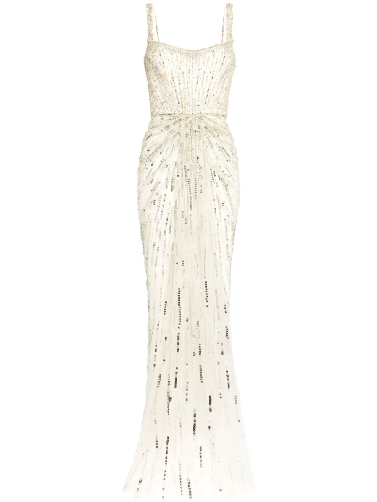

Jenny Packham платье Chrissy, нейтральный