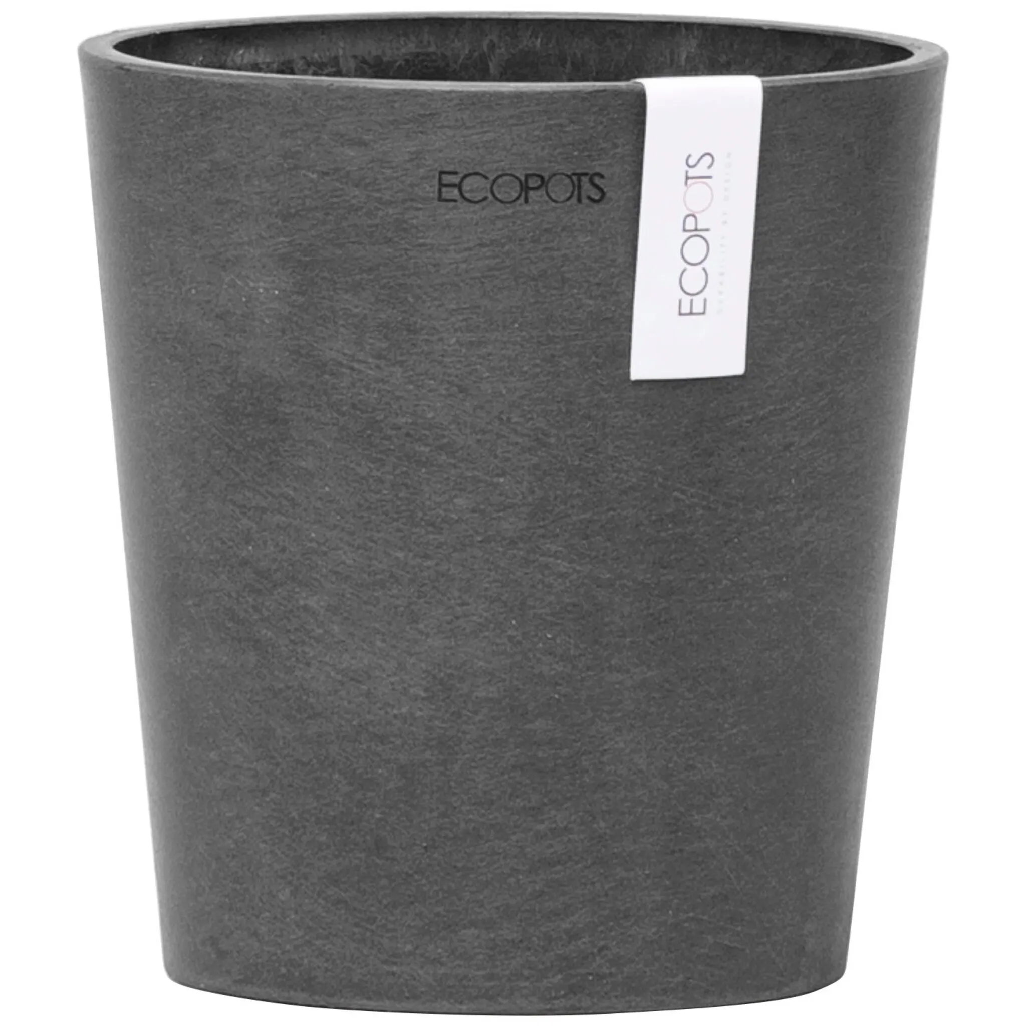 

Цветочный горшок ECOPOTS «Morinda», ØxH: 14,2x16 см, темно-серый