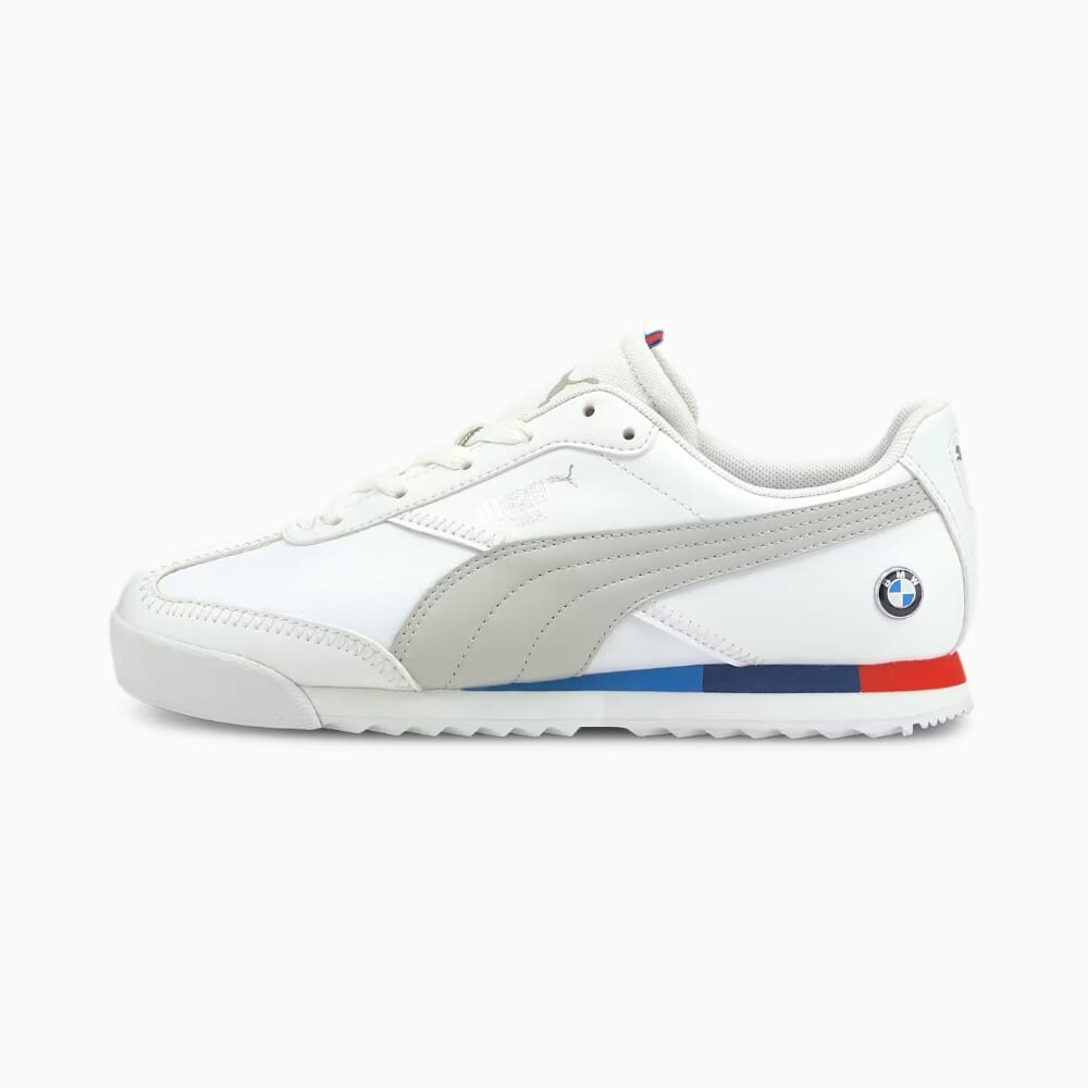 

Кроссовки Puma BMW MMS Roma Via Jr Puma белый-Gray Violet 306902-02 Grade-School Puma, белый