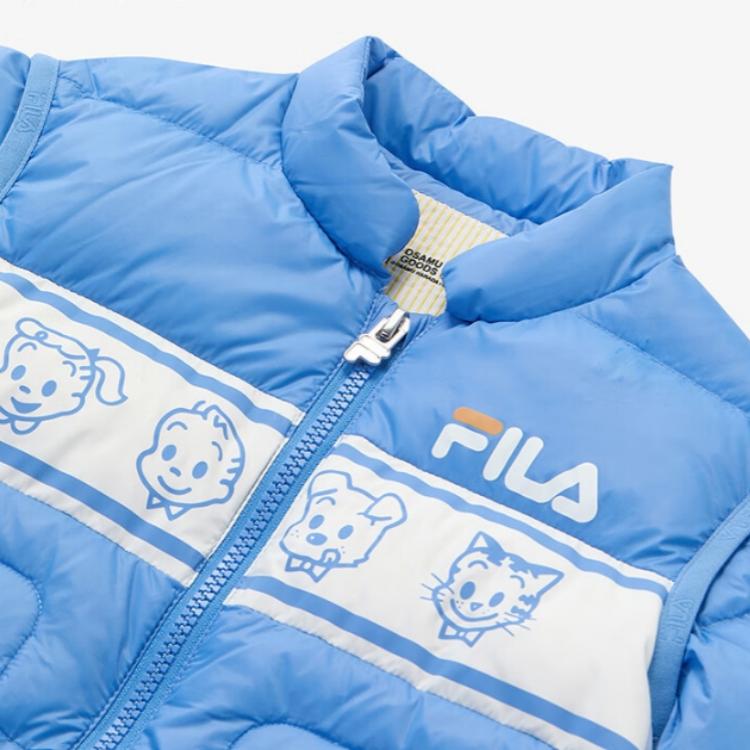 FILA KIDS Пуховик indigo aqua blue для детей 3-7 лет — фото 4