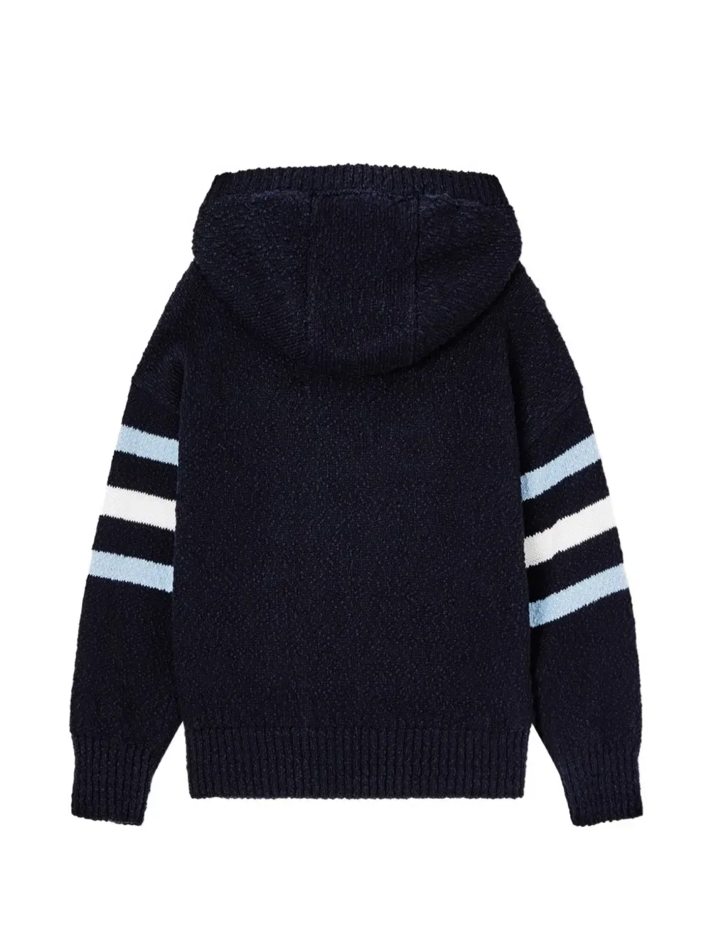 Худи с графическим принтом Emporio Armani Kids, синий — фото 2
