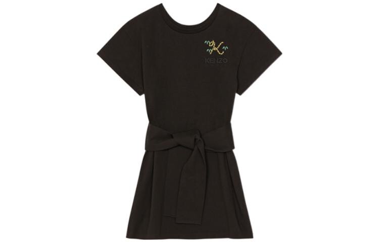 

Платье с короткими рукавами женское черное Kenzo