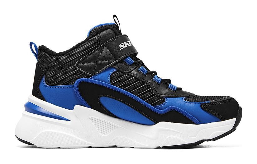 Кроссовки Skechers Kids Lifestyle Shoes GS High-top Black/Blue — фото 2