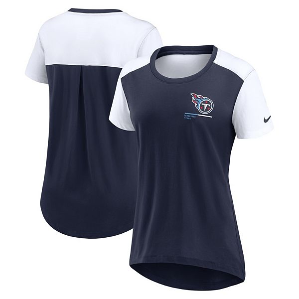 

Женская футболка Tennessee Titans в синем цвете Nike, Бежевый, Женская футболка Tennessee Titans в синем цвете Nike