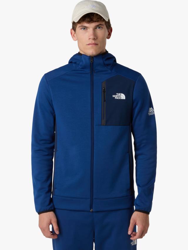 

Мужская горная куртка с капюшоном из флиса The North Face, Blue/Summit Navy