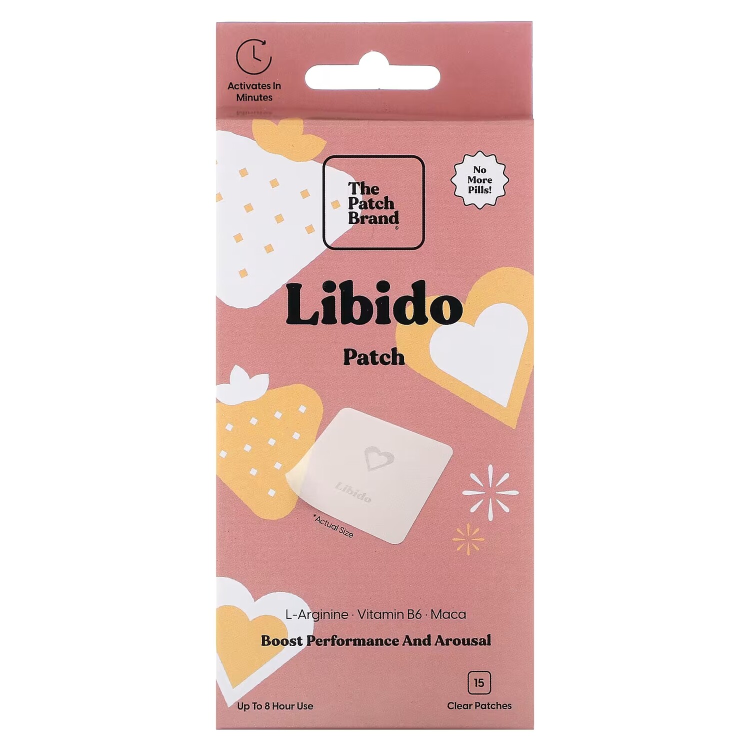 

Патчи для повышения либидо The Patch Brand Libido Patch, 15 шт