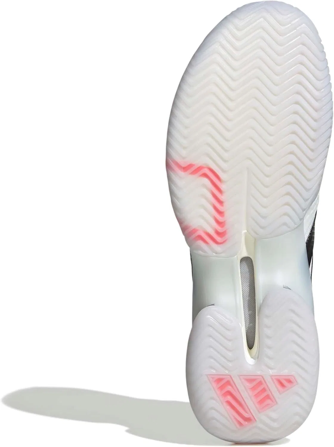 Кроссовки теннисные adidas Barricade 14, White/Black/Lucid Red — фото 4