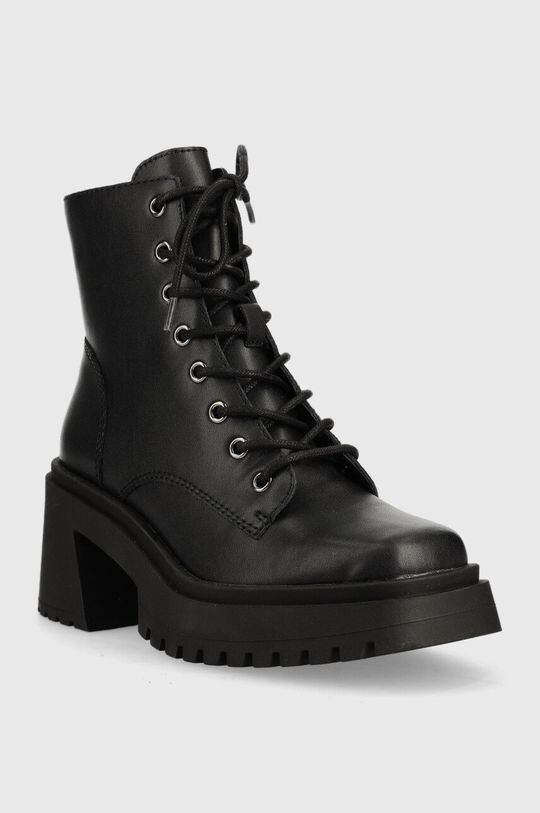 Женские ботильоны Steve Madden из натуральной кожи, черный — фото 2