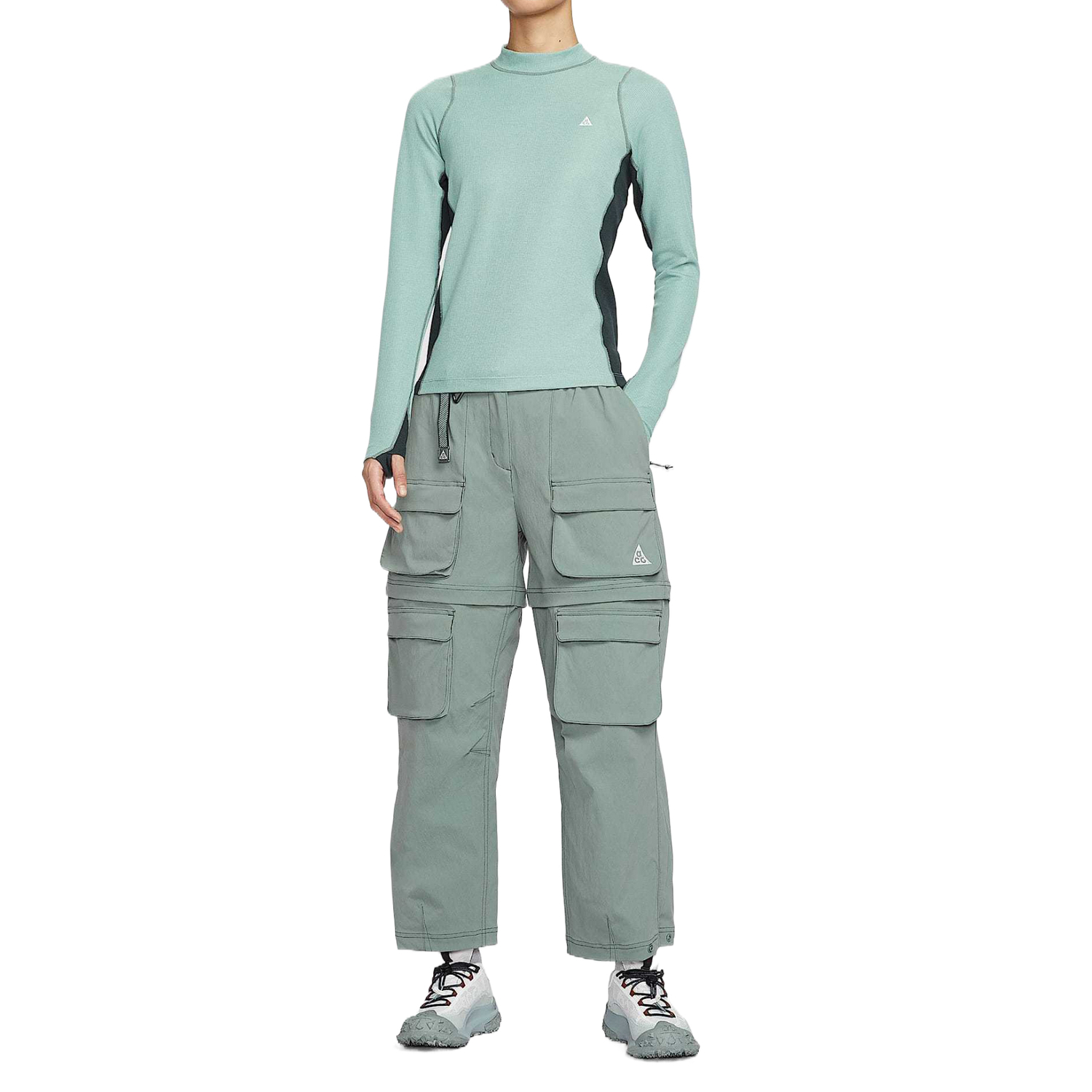 Nike Повседневные брюки Women's Earth Green/Seaweed Green/Mountain White — фото 4