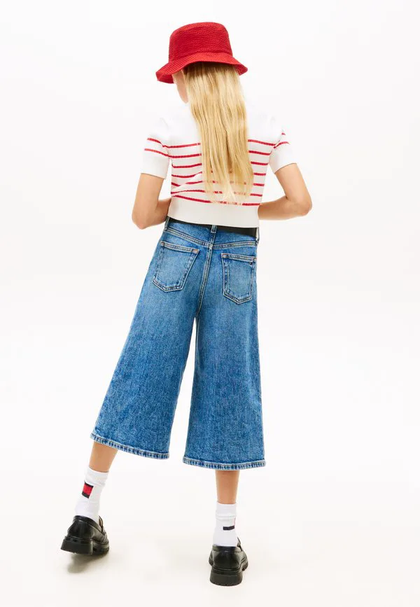 Кардиган-Поло с коротким рукавом и вышивкой логотипа. Tommy Hilfiger, Red/White — фото 3