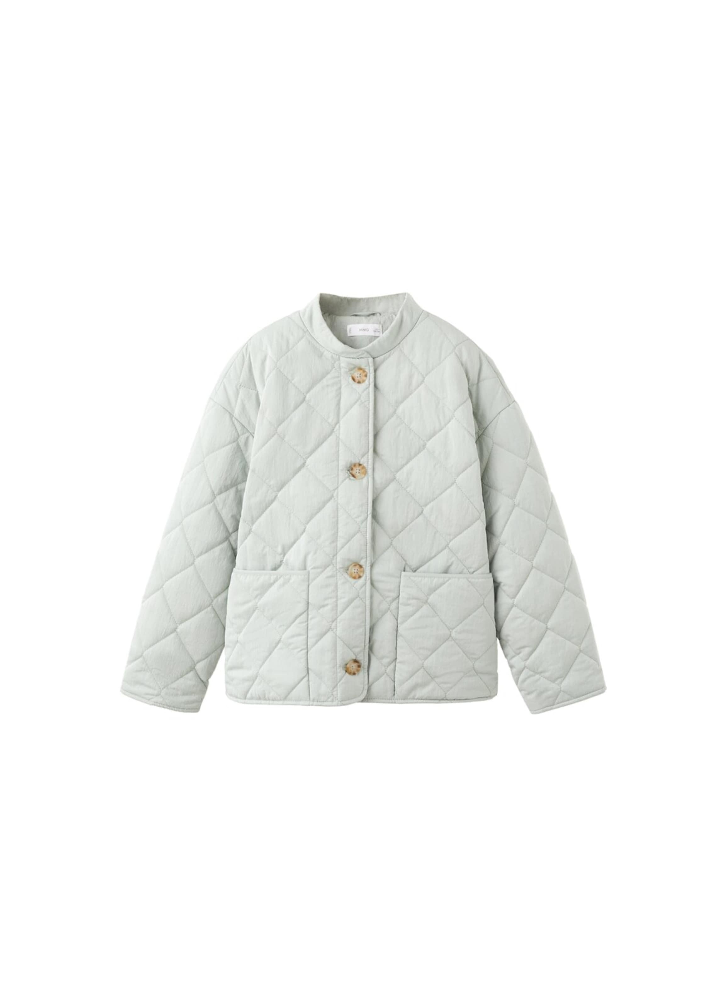 

MANGO KIDS Межсезонная куртка 'Denise' в светло-сером цвете