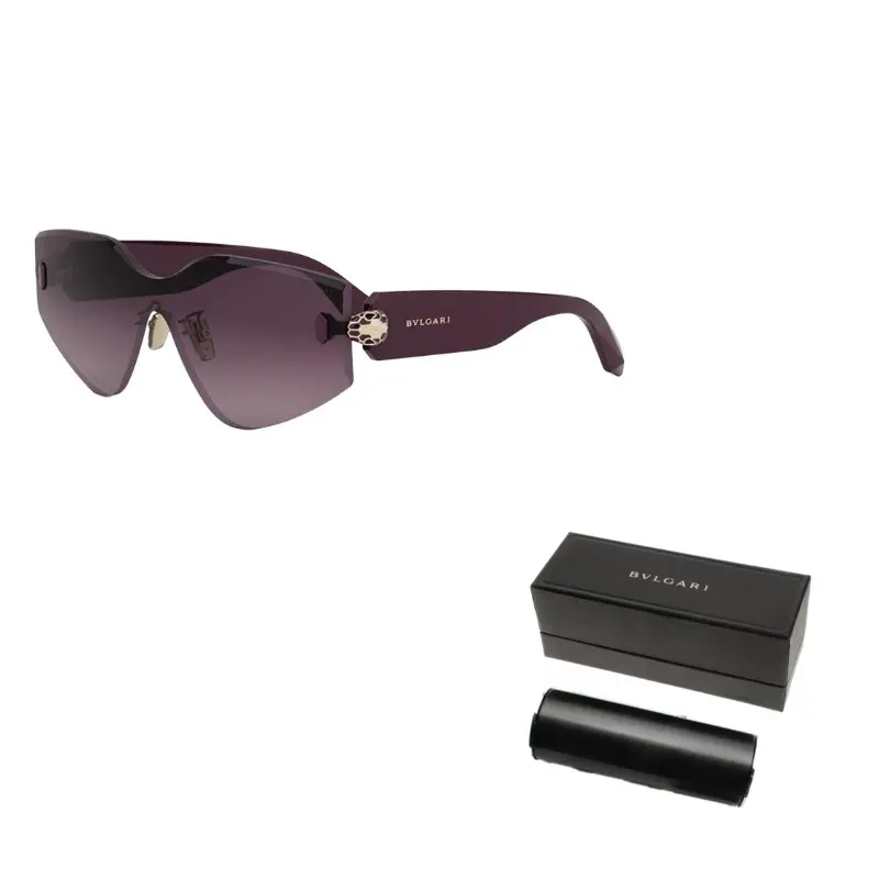 

Солнцезащитные очки Bulgari в оправе в виде маски Bvlgari, violet