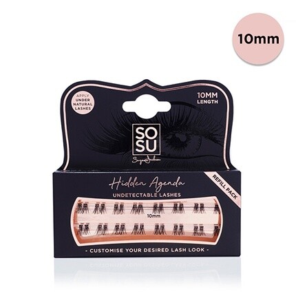 

Накладные ресницы с тафтингом «Скрытая повестка дня», 10 мм Sosu Cosmetics