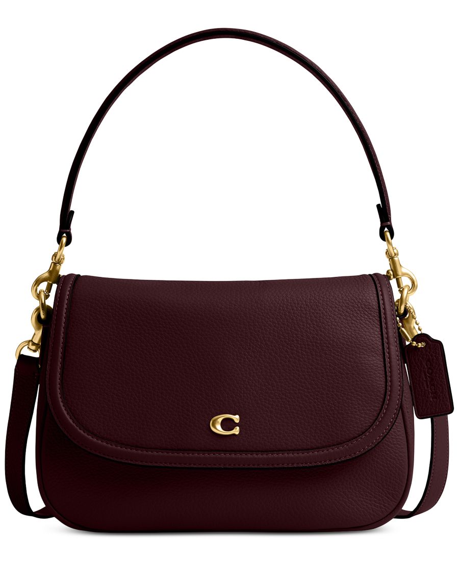 

Сумка-мессенджер Legacy Small из зернистой кожи COACH, Merlot