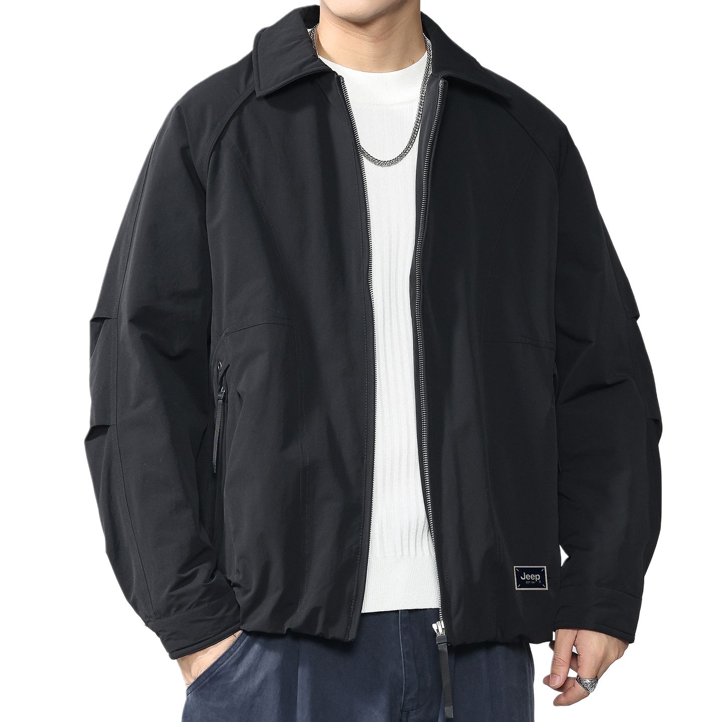 

Пуховик Leisure Collection Unisex Jeep, obsidian черный