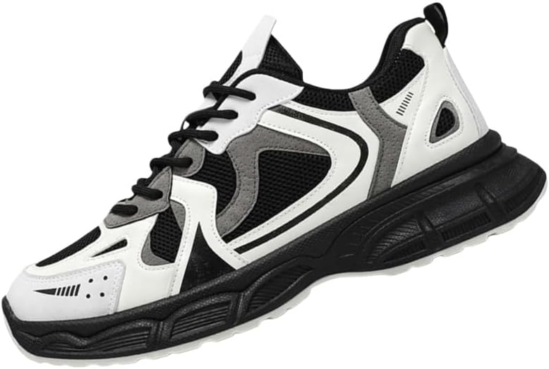 

Летняя мужская обувь большого размера для улицы - противоскользящие и износостойкие спортивные кроссовки - для бега, прогулок, баскетбола и альпинизма Fmshi, серый