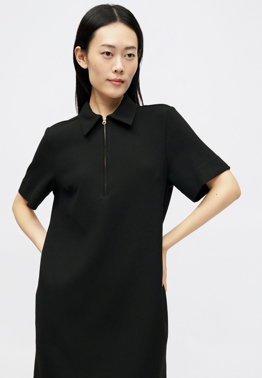 Платье Tommy Hilfiger PUNTO KNEE SHIFT DRESS, Black — фото 4