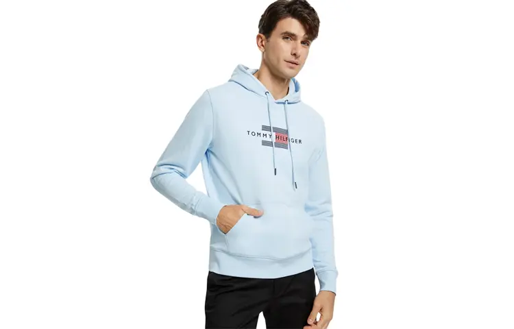 

Толстовка мужская светло-голубая Tommy Hilfiger, светло-голубой