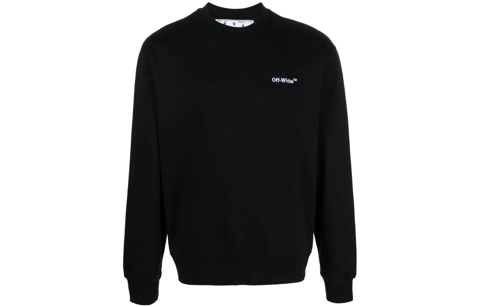 

OFF-WHITE Толстовка с принтом логотипа OFF WHITE Helvetica