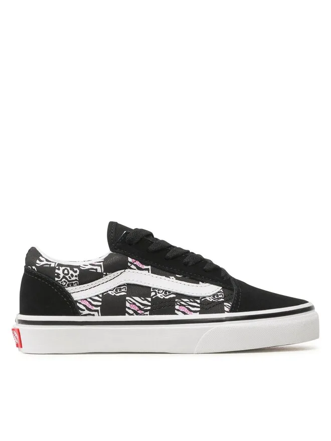 Vans Кроссовки Old Skool VN0A7Q5FBMA1 из черной ткани
