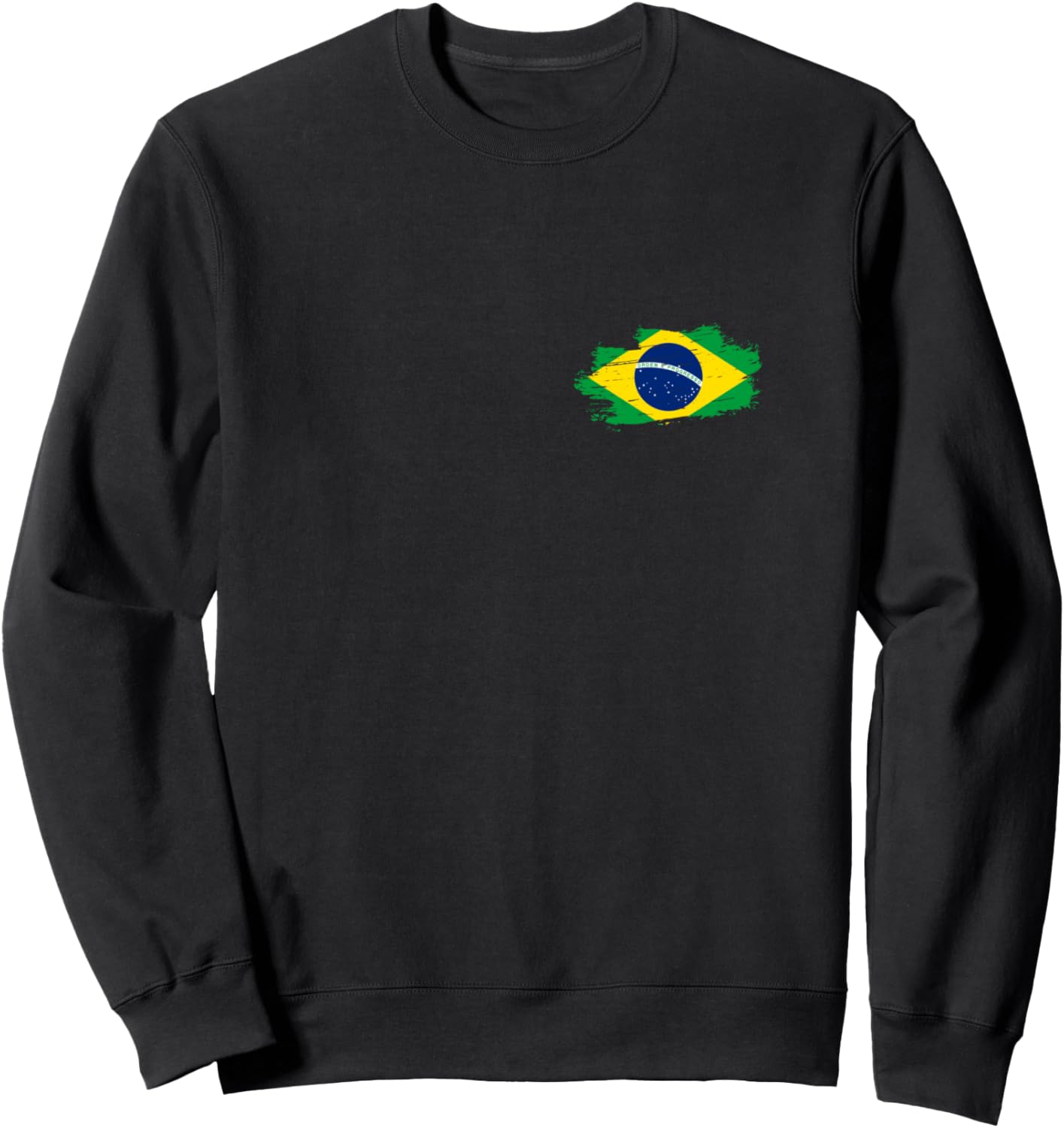

Толстовка с флагом Бразилии Brasil, черный