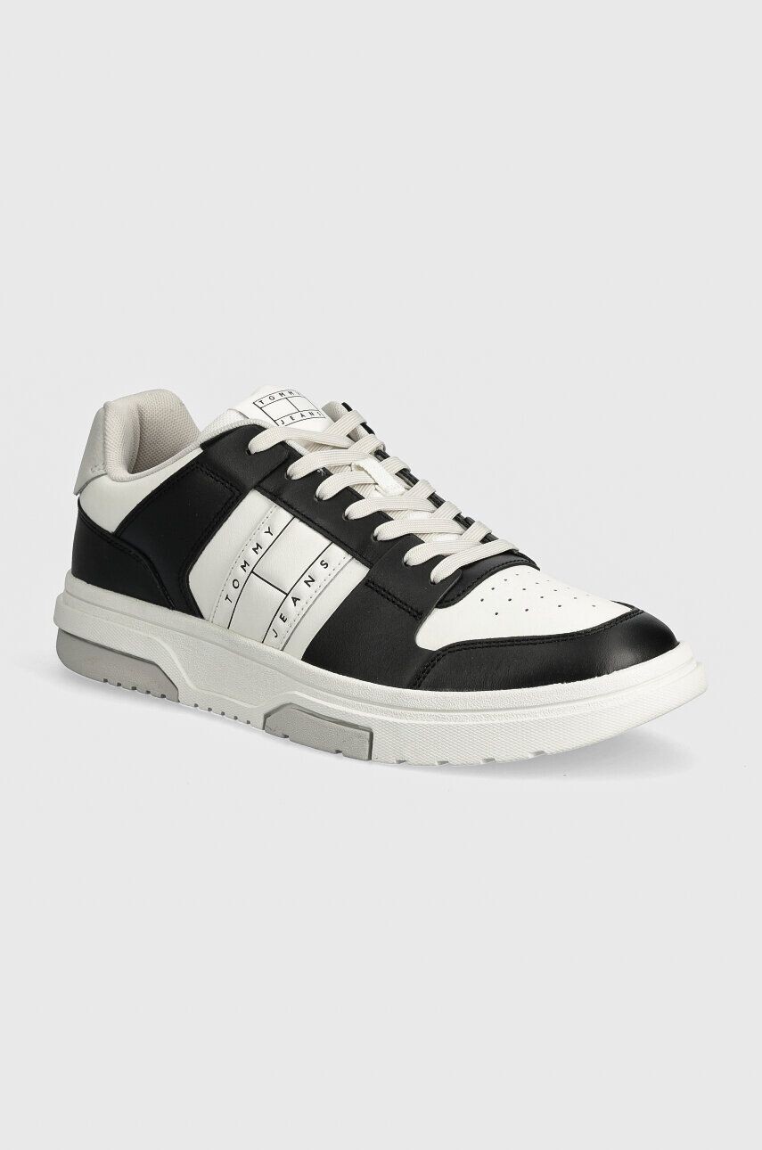 

Кожаные кроссовки Tommy Jeans THE BROOKLYN LEATHER, черный