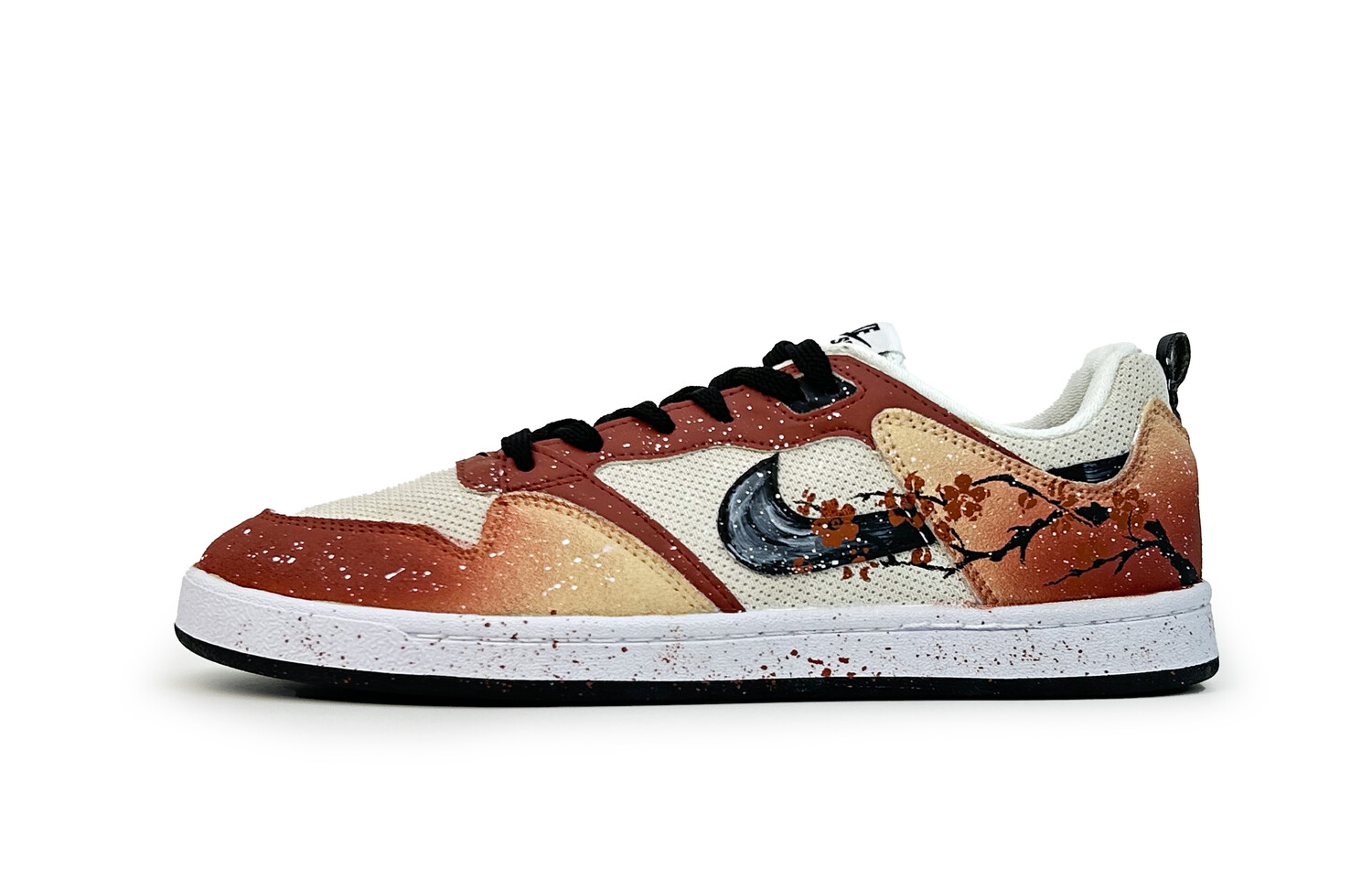 

Кроссовки Nike SB Alleyoop Skateboarding Shoes Women's Low-top Red/Black/Yellow, цвет Subtle fragrance and sparse brances