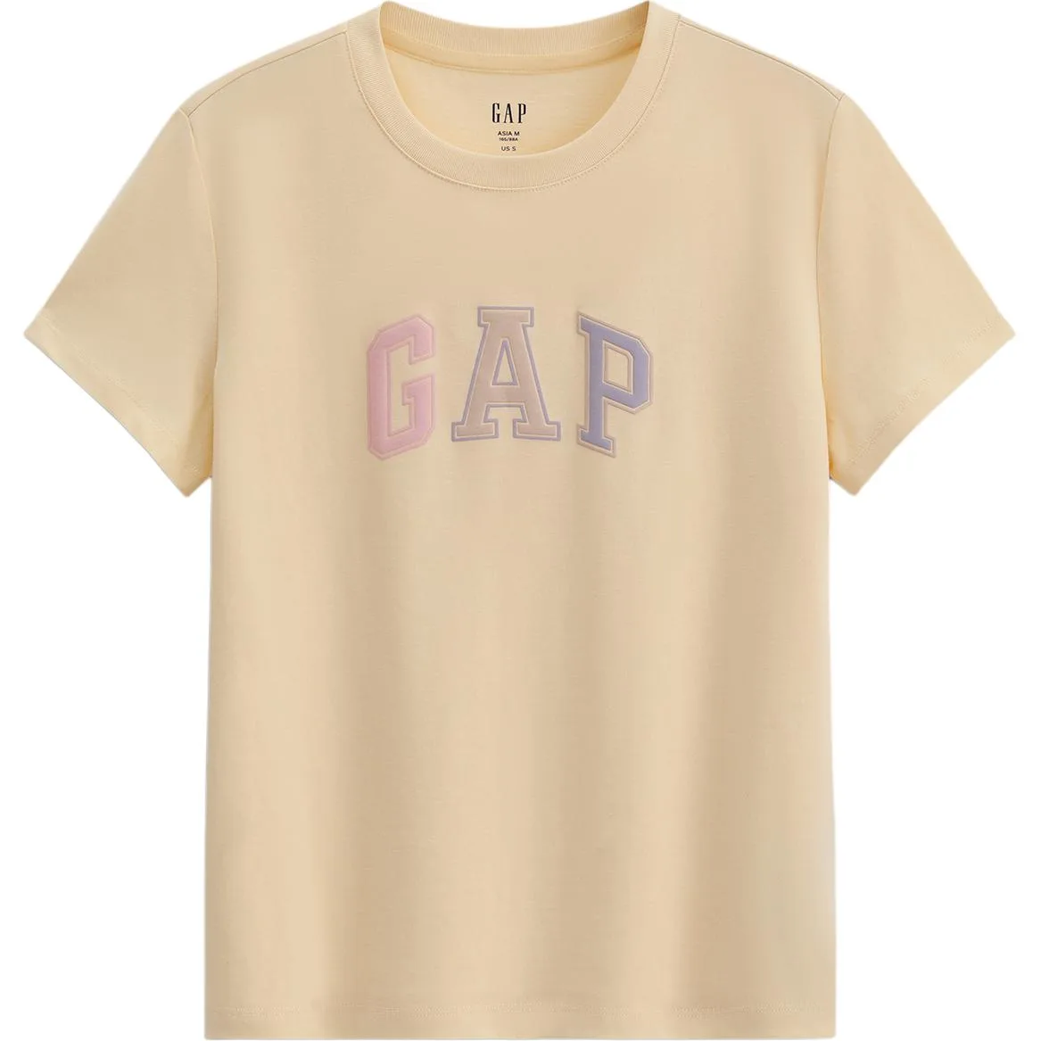 Футболка женская с рукавом дроп-шелдер GAP, желтый