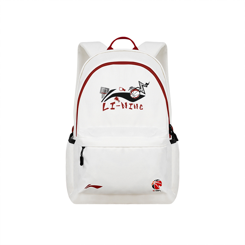 

LINING Полиэстеровый рюкзак унисекс бело-красный, White Red