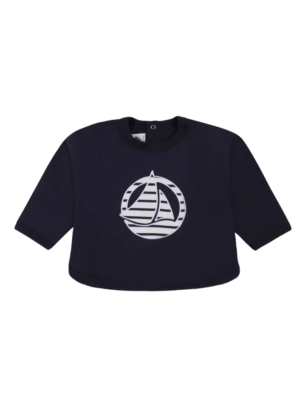 

Футболка с логотипом Petit Bateau, синий