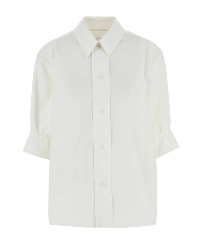 

Рубашка из поплина классического фасона Jil Sander, белый