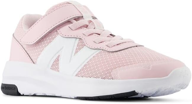 Кроссовки New Balance Kids' Dynasoft 578 V1 на липучках, белый/розовый — фото 4