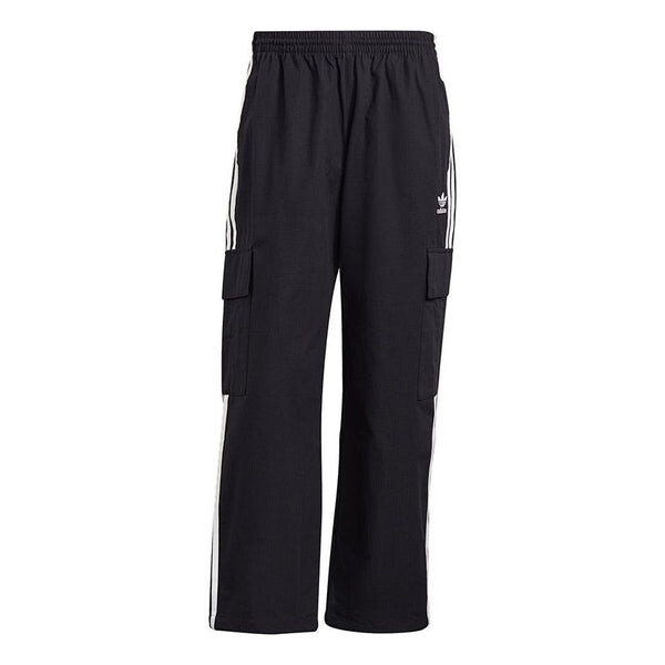 

Спортивные штаны Men's adidas originals 3-stripes Cargo Contrasting Colors Sports Pants/Trousers/Joggers Autumn Black, черный