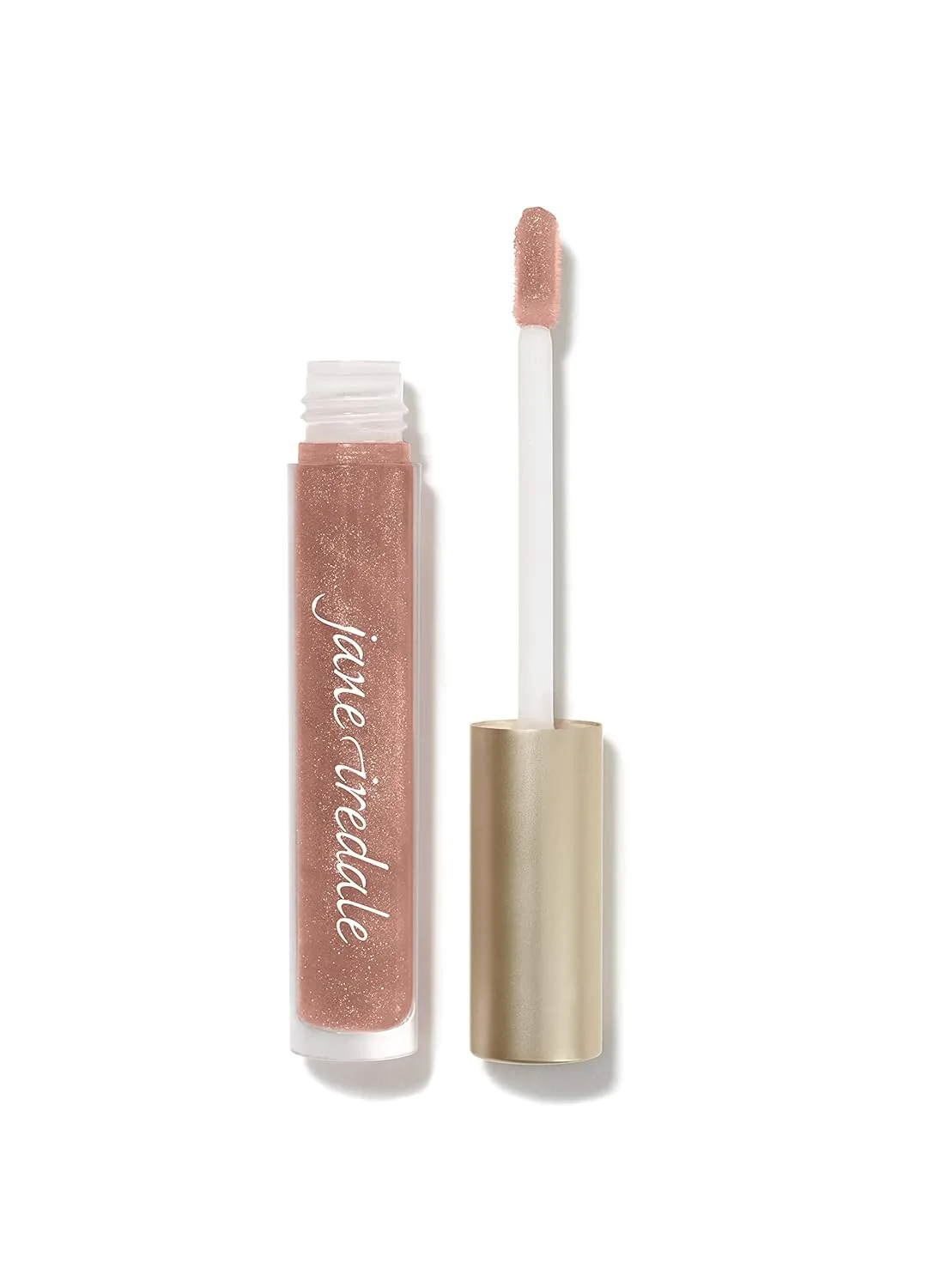 jane iredale HydroPure гиалуроновый блеск для губ, увлажняющий, выравнивающий, с ароматом ванили, vegan, cruelty free, Summer Peach