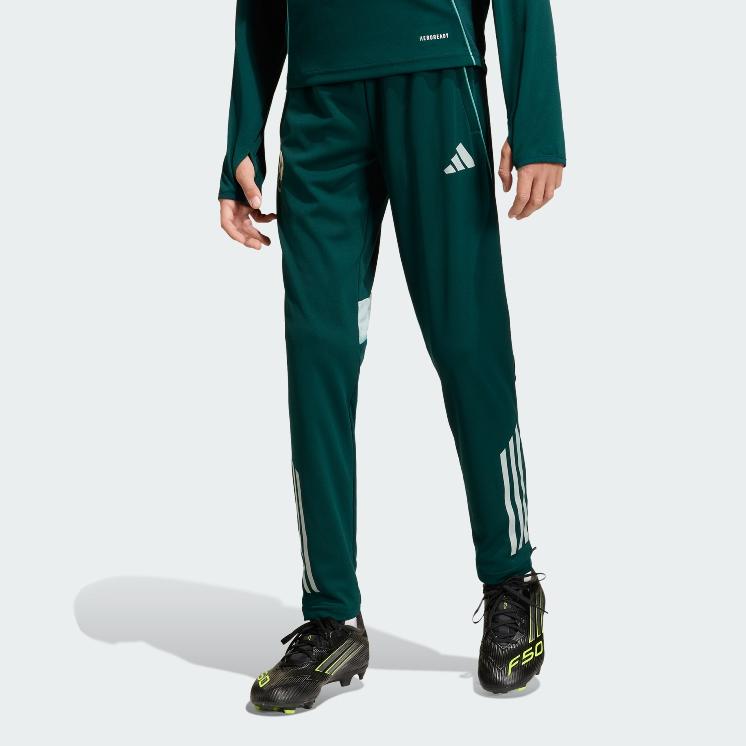 Adidas Performance Узкие спортивные штаны 'Arsenal Tiro 25 Competition' в темно-зеленом цвете — фото 2