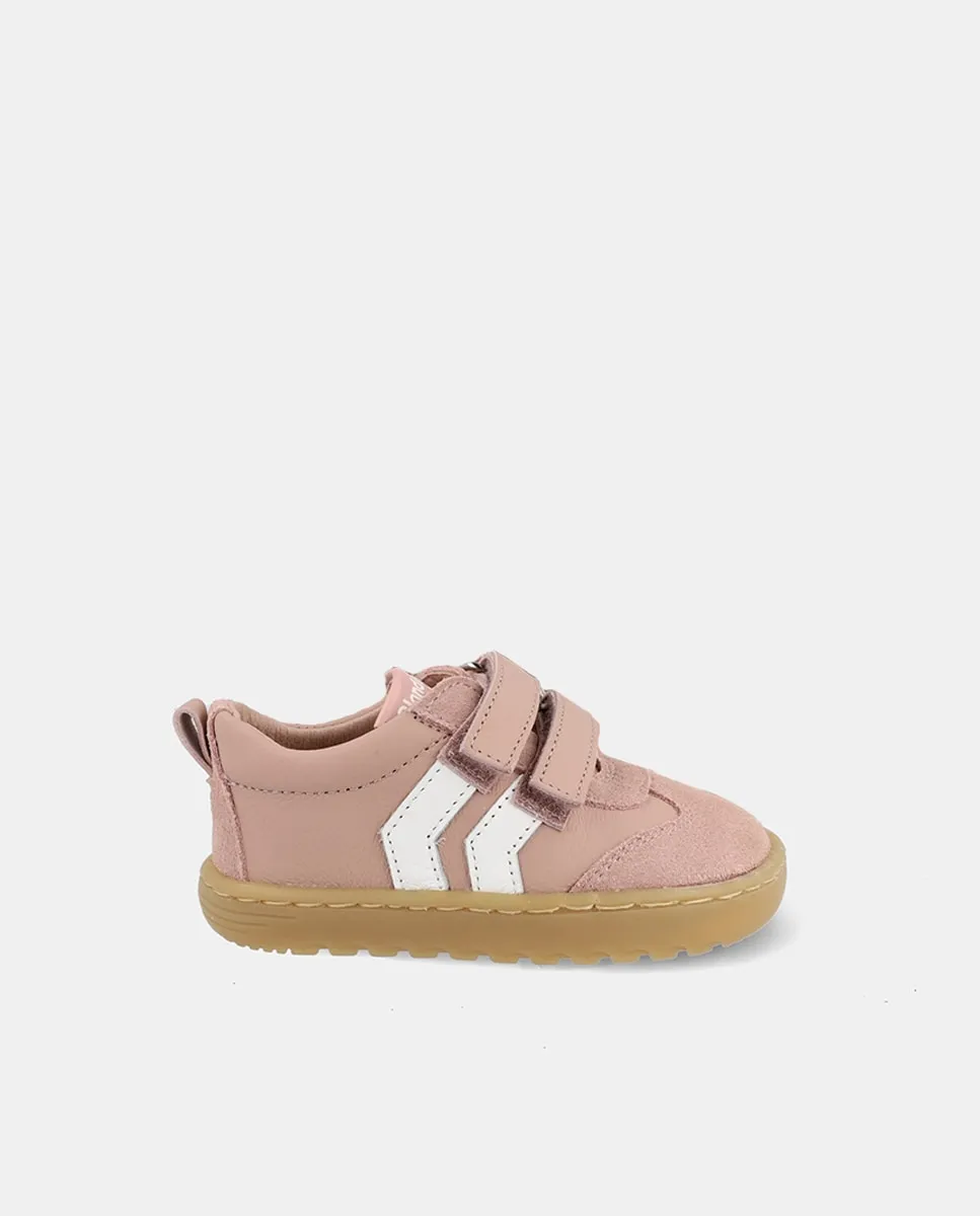 

Детские кроссовки для девочки Barefoot на липучках Blanditos, розовый