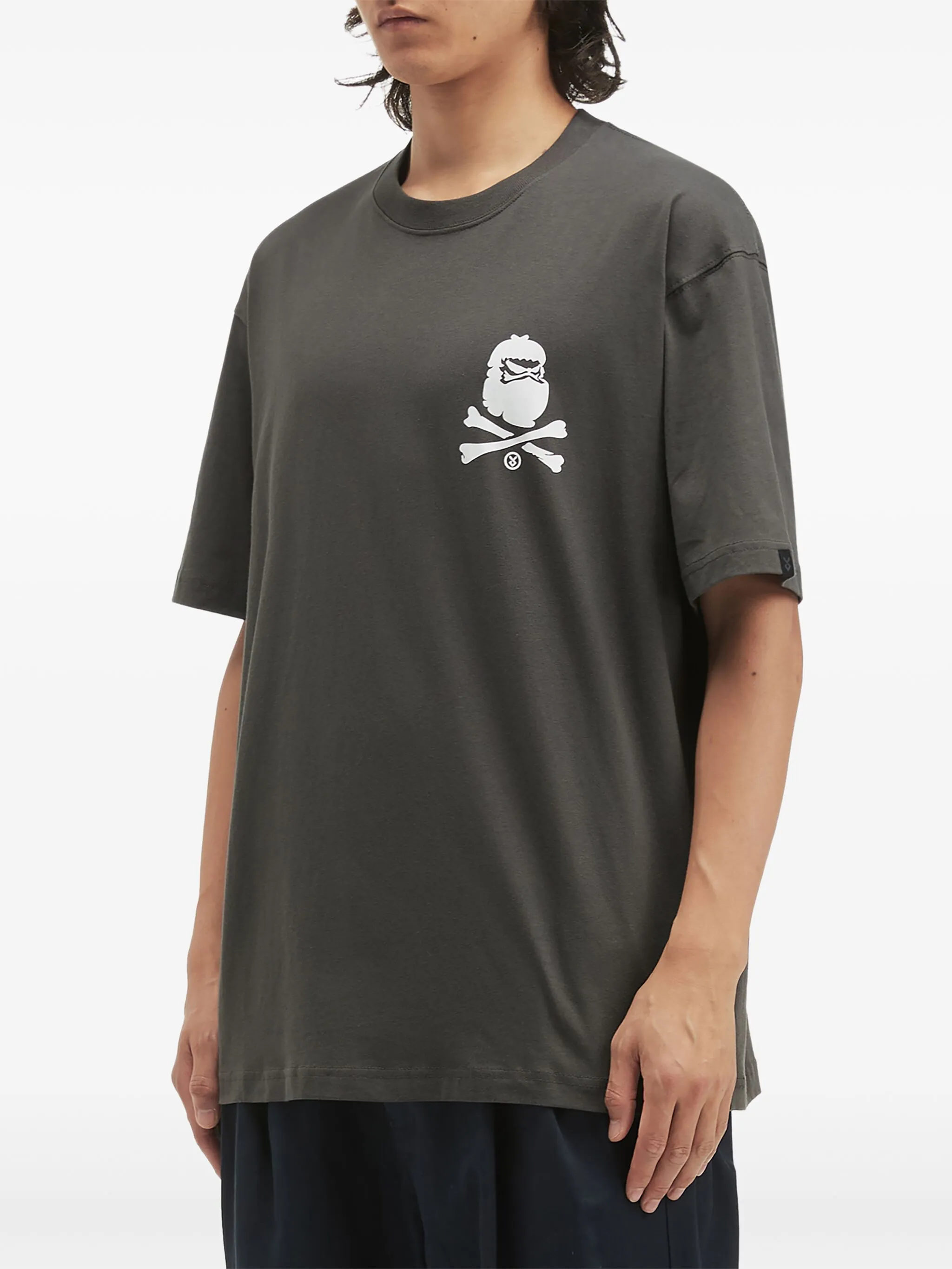 

Футболка с принтом Fingercroxx, черный