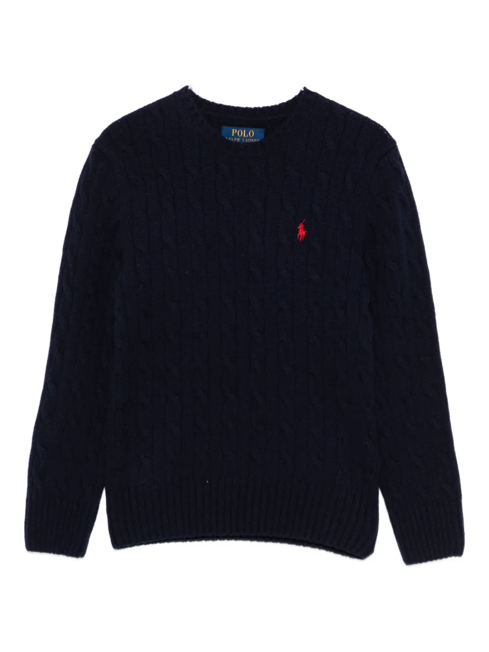 

Свитер косой вязки POLO RALPH LAUREN KIDS, синий