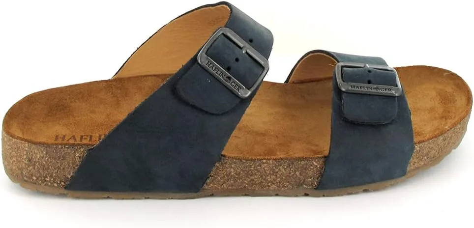 HAFLINGER Andrea Elegant кожаные сандалии с резиновой подошвой и корковой латексной стелькой Unisex — фото 2
