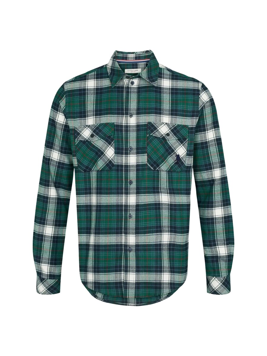 

Рубашка на пуговицах классического кроя U.S. POLO ASSN. Ruben, зеленый